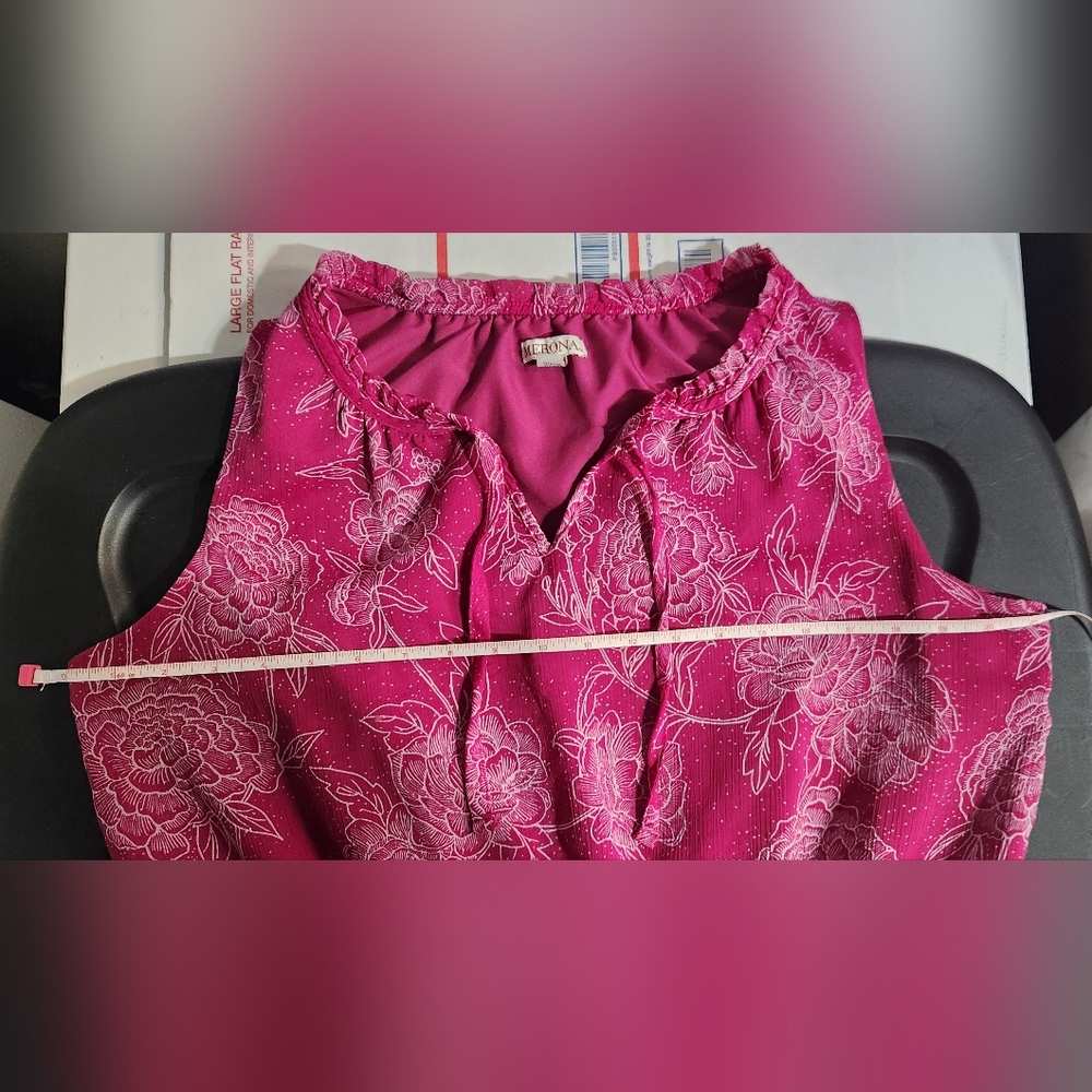 Merona Pink Sleeveless Midi Dress-Size XXL - Picture 12 of 14